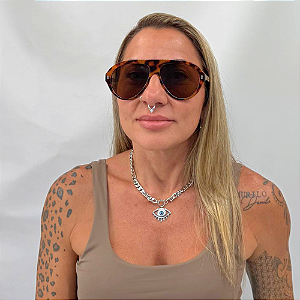 Óculos Aviador Tartaruga UV400