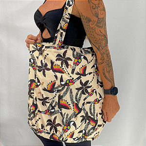 Bolsa Tecido Leblon  -  Tucano Florest