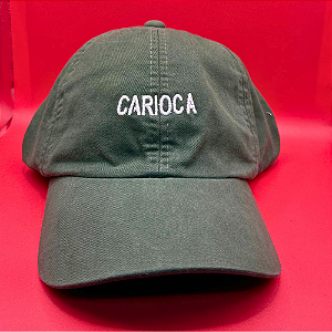 Boné Bordado Ajustável Identidade Carioca – "Carioca" (Verde)
