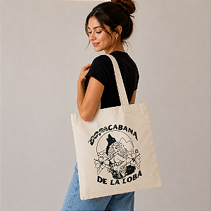 Bolsa Ecobag 100% algodão Estampa Loba in Copa.