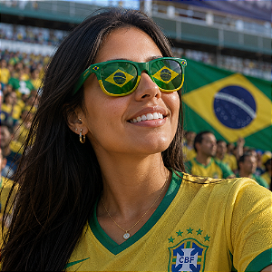 Óculos Torcedor Copa do Mundo –Brasil