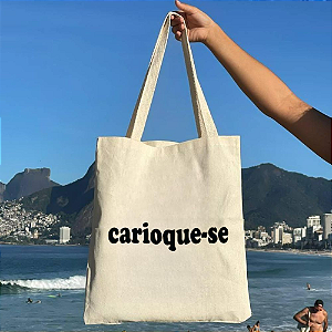 Bolsa Ecobag 100% algodão Carioque-se