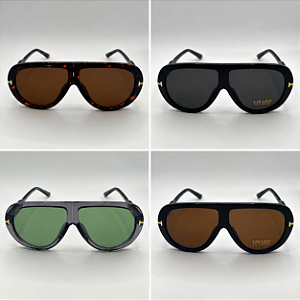Óculos de Sol Max com Detalhe Dourado