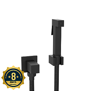 Ducha Higiênica Square light Preto Fosco
