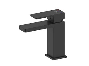 Misturador monocomando Square para Banheiro Preto Fosco