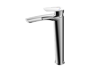 Misturador monocomando Bica Alta para banheiro JOY Cromado