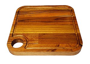 Tábua Quadrada Gourmet com Alça
