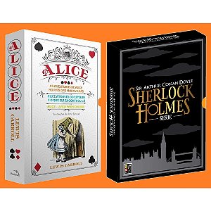 Combo Box Alice + Box Sherlock Holmes - 9 livros + Brindes