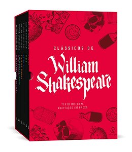 Box Clássicos de William Shakespeare - 7 Livros