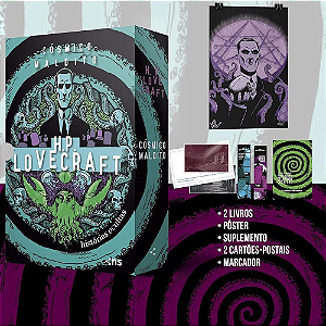 Box H.P. Lovecraft: Cósmico Maldito - 2 livros + Brindes personalizados