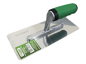 Desempenadeira Inox Lisa Canto Arredondado 24 X 10cm - Nauber