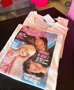 Camiseta de algodão Barbie