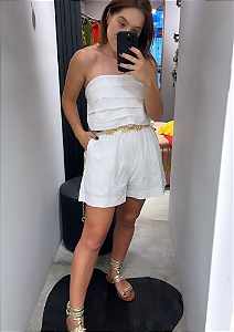 Shorts Texturizado Helena