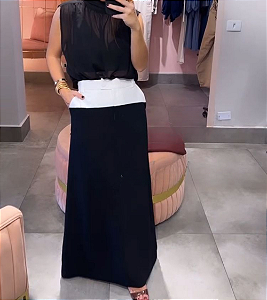 Saia Midi Bicolor