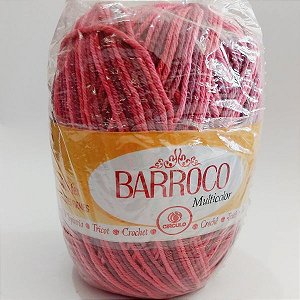 Barbante Barroco Multicolor 200gm Cor 9245  Tons de Vermelho