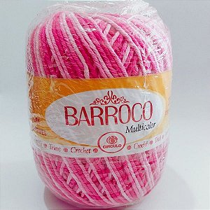 Barbante Barroco Multicolor  200gm 9427 Tons de Rosa