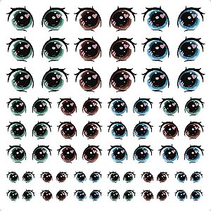 Transfer Olhos Corações TTQ4-072