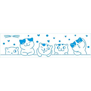 Stencil Gatinhos STAG-025