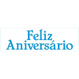 Stencil Feliz Aniversario STE-411