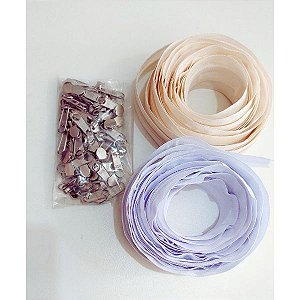 Kit 10 metros Zíper com 50 Cursores