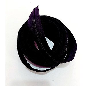 Zíper em Metro n5 Cor Preto Unidade Contendo 5 Metros