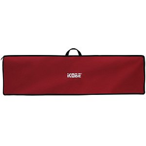 Capa de Transporte Teclado Musical KOBE KB-150 Nylon 600 Vermelha