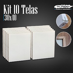 KIT 30X40 tela comum 10pcs