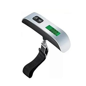 Balança Digital Polo King Para Mala Prata