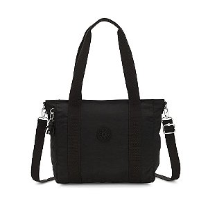 Bolsa Transversal Kipling Asseni S 10 Litros Preto
