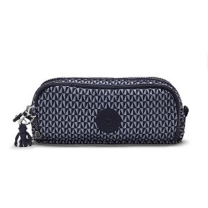 Estojo Kipling Gitroy Triangle Blue Azul Marinho