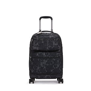 Mala de Bordo Kipling City Spinner S Mysterious Grid Preto