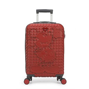 Mala De Bordo Luxcel Mickey Mouse Pequena Vermelho