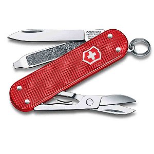Canivete de Bolso Pequeno Victorinox Classic Alox Vermelho