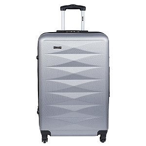 Mala de Viagem Sestini 360 Tsa 4 Fun 3T Grande Prata