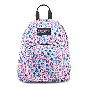 Mini Mochila Jansport Half Pint Leopard Dots 10,5 Litros