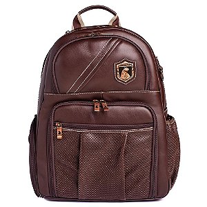 Mochila de couro Nordweg p/ fotógrafos NW055C Italiano Café
