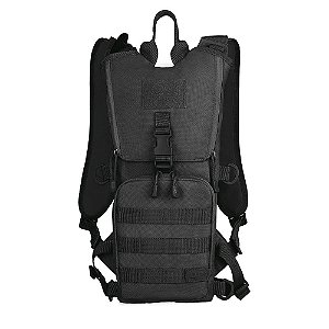 Mochila Invictus De Hidratação Militar Hydro Preto