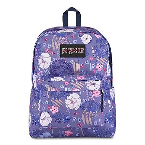 Mochila JanSport Black Label Superbreak Blue Liana Vines 25L