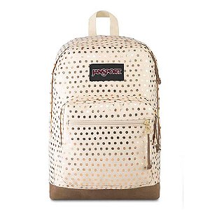 Mochila JanSport Right Pack Expressions Gold Polka Dot 31L