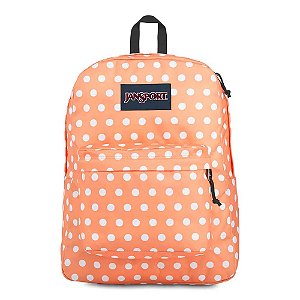 Mochila JanSport Superbreak Creamsicle Polka Dot 25 Litros
