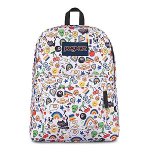 Mochila JanSport Superbreak Over The Rainbow Print 25 Litros