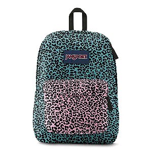 Mochila JanSport Superbreak Peacock Blue Leopard Life 25L