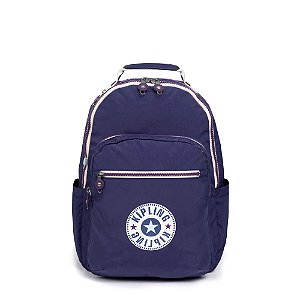 Mochila Kipling Seoul 27L Azul Galaxy Blue