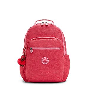 Mochila Kipling Seoul 27L Rosa Glitter