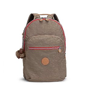 Mochila Kipling Seoul Class 25L Marrom True Beige