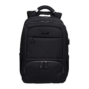 Mochila Sestini 2 Compartimentos Cabo Alumínio Techno Preto