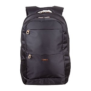 Mochila Sestini Grande 2 Compartimentos Safe Preto