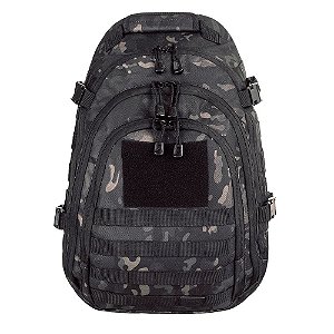 Mochila Tática Invictus Legend 35L Multicam Black Camuflado