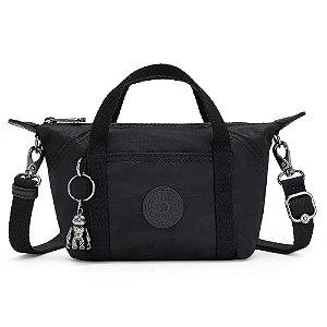 Bolsa Transversal Kipling Art Compact Black Camo Preto