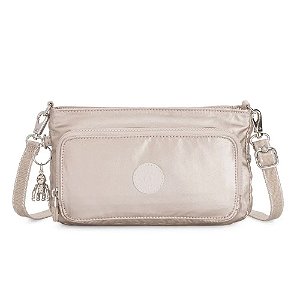 Bolsa Transversal Kipling Myrte Cinza